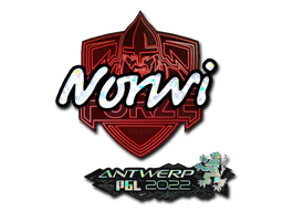 Sticker | Norwi (Glitter) | Antwerp 2022 image