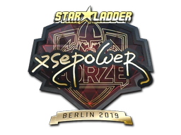 Sticker | xsepower (Gold) | Berlin 2019 image