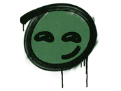 Sealed Graffiti | Smirk (Jungle Green) image