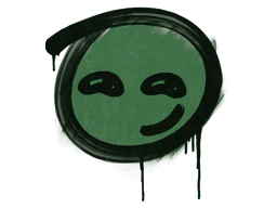 Sealed Graffiti | Smirk (Jungle Green)