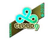 Sticker | Cloud9 G2A (Gold) | Katowice 2015 image