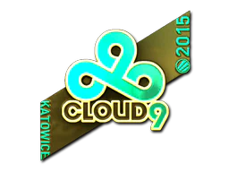 Sticker | Cloud9 G2A (Gold) | Katowice 2015 image