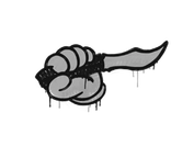 Sealed Graffiti | Backstab (Shark White) image