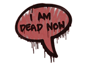 Sealed Graffiti | Dead Now (Blood Red) image