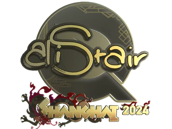 Sticker | aliStair (Gold) | Shanghai 2024 image