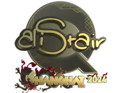 Sticker | aliStair (Gold) | Shanghai 2024 image