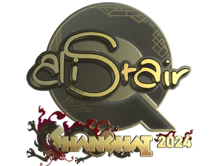 Sticker | aliStair (Gold) | Shanghai 2024