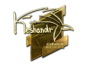 Sticker | keshandr (Gold) | Boston 2018 image