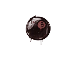 Sealed Graffiti | 8-Ball (Brick Red)