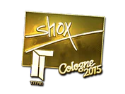 Sticker | shox (Gold) | Cologne 2015 image