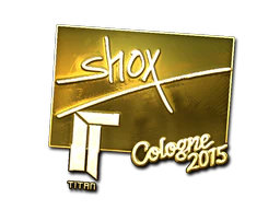 Sticker | shox (Gold) | Cologne 2015 image