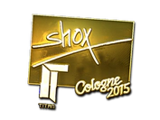 Sticker | shox (Gold) | Cologne 2015 image