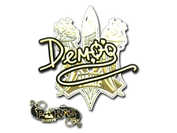 Sticker | DemQQ (Gold) | Paris 2023 image