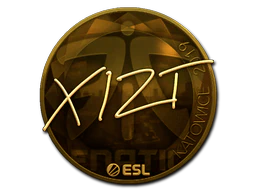 Sticker | Xizt (Gold) | Katowice 2019 image