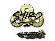 Sticker | sh1ro (Gold) | Antwerp 2022 image