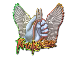 Sticker | Retake Expert (Holo) image