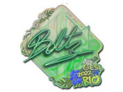 Sticker | boltz (Holo) | Rio 2022 image