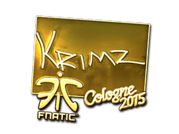 Sticker | KRIMZ (Gold) | Cologne 2015 image