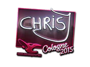 Sticker | chrisJ (Foil) | Cologne 2015 image