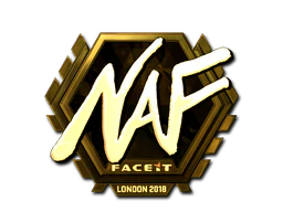 Sticker | NAF (Gold) | London 2018 image