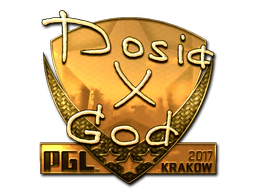 Sticker | Dosia (Gold) | Krakow 2017 image