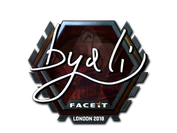 Sticker | byali (Foil) | London 2018 image