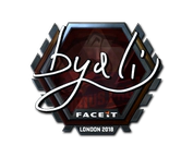 Sticker | byali (Foil) | London 2018 image