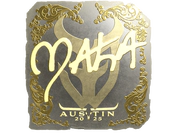 Sticker | Maka (Gold) | Austin 2025 image