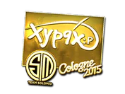 Sticker | Xyp9x (Gold) | Cologne 2015 image