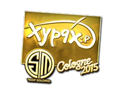 Sticker | Xyp9x (Gold) | Cologne 2015 image