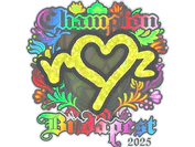 Sticker | ropz (Holo, Champion) | Budapest 2025 image