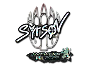 Sticker | syrsoN (Glitter) | Antwerp 2022 image