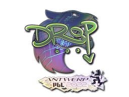 Sticker | drop (Holo) | Antwerp 2022 image