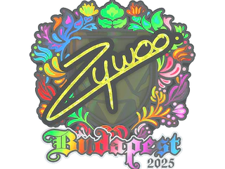 Sticker | ZywOo (Holo) | Budapest 2025