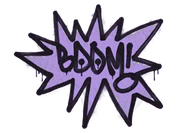 Sealed Graffiti | BOOM (Violent Violet) image
