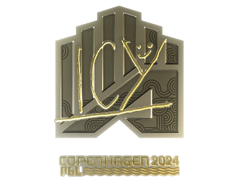Sticker | ICY (Gold) | Copenhagen 2024 image