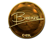 Sticker | Brehze (Gold) | Katowice 2019 image