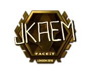 Sticker | jkaem (Gold) | London 2018 image