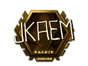 Sticker | jkaem (Gold) | London 2018 image