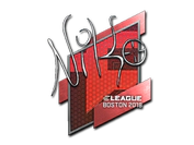 Sticker | NiKo | Boston 2018 image