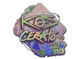 Sticker | KSCERATO (Holo) | Rio 2022 image