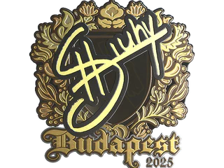 Sticker | siuhy (Gold) | Budapest 2025