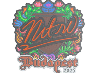 Sticker | nitr0 (Embroidered) | Budapest 2025
