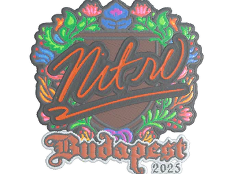Sticker | nitr0 (Embroidered) | Budapest 2025 image