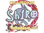 Sticker | sh1ro (Holo, Champion) | Shanghai 2024 image