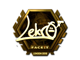 Sticker | Lekr0 (Gold) | London 2018 image