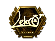 Sticker | Lekr0 (Gold) | London 2018 image
