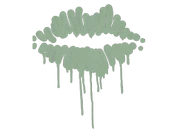 Sealed Graffiti | Kiss (Cash Green) image