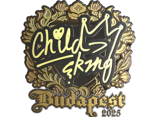 Sticker | ChildKing (Gold) | Budapest 2025