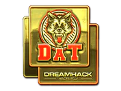 Sticker | dAT team (Gold) | DreamHack 2014 image